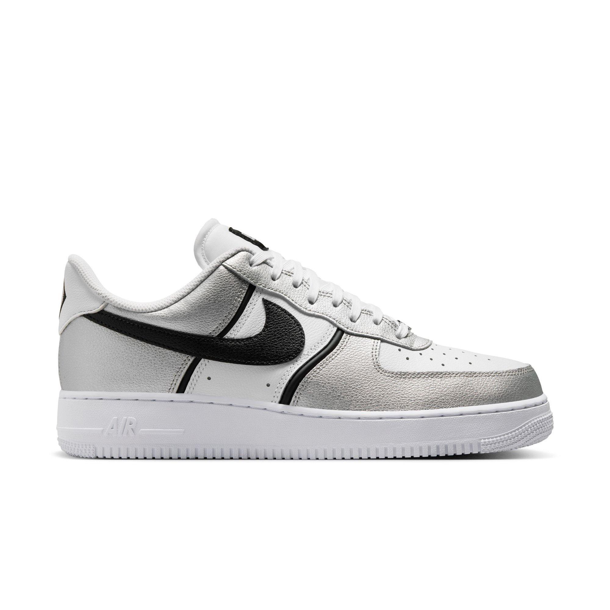 く*ろ様 Nike Air Force1 07 LE Black/Silver Nike Air Force 1 '07 LV8 